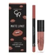 Golden Rose Matte Lipkit, lipmake-up set, sable, 7.6 g