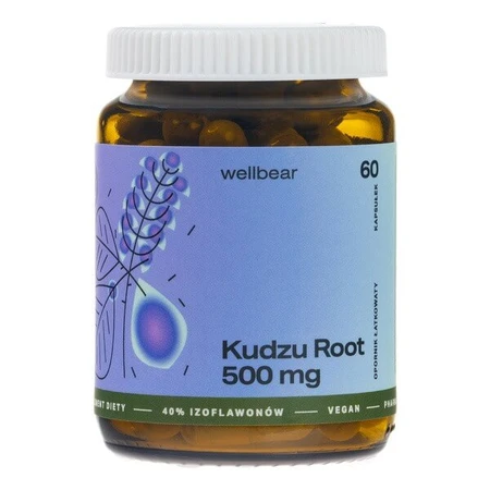 Wellbear Kudzu 500 mg, cápsulas, 60 uds.