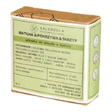 Calendula Modern Self Care, Haarspülung in Bar, Matcha &amp; Brennnessel &amp; Schachtelhalm, 60 g