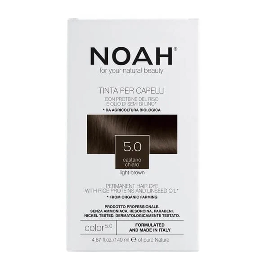 NOAH, haarverf, 5.0 Lichtbruin, 140 ml
