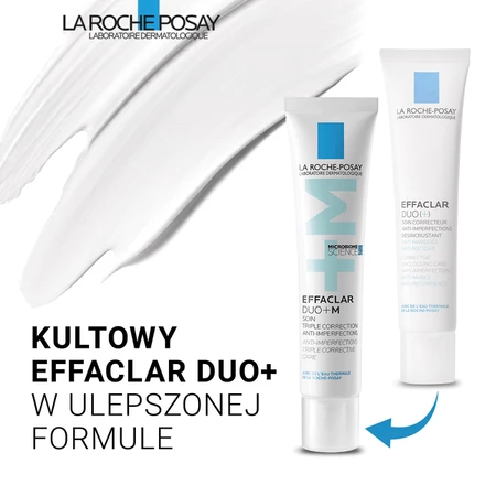 La Roche-Posay Effaclar kit, Foaming Gel, reinigingsgel voor de acnegevoelige huid, 400 ml + Duo+ M, crème met drievoudige werking tegen niet-acne.