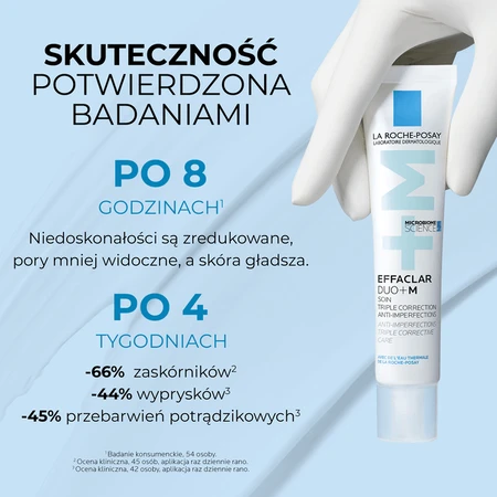 La Roche-Posay Effaclar kit, Foaming Gel, reinigingsgel voor de acnegevoelige huid, 400 ml + Duo+ M, crème met drievoudige werking tegen niet-acne.