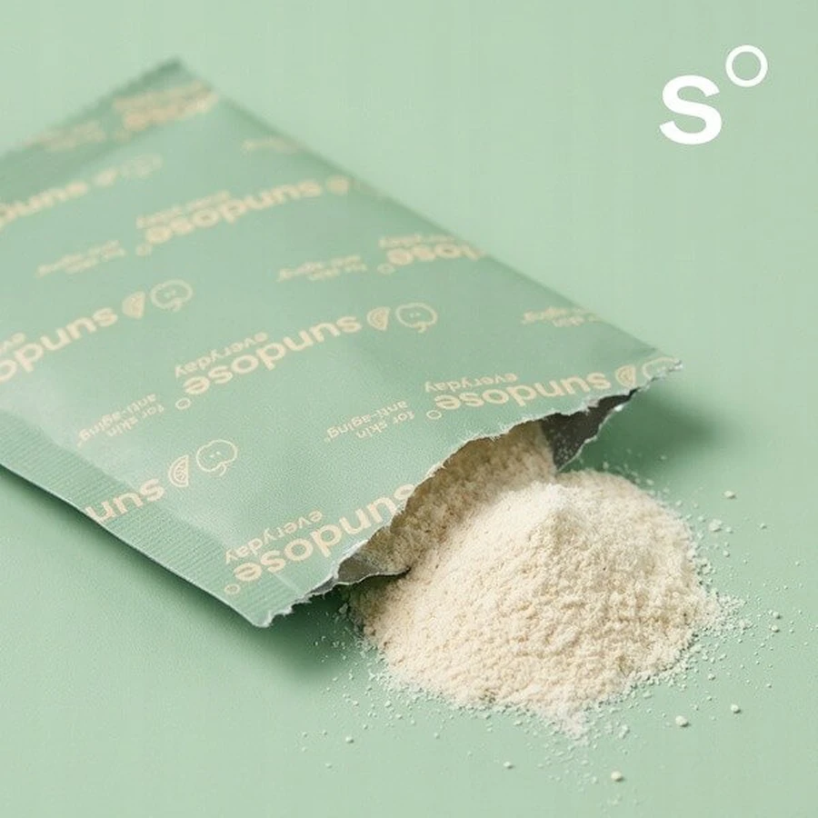 Sundose Everyday For Skin Anti-Aging, sobres en polvo, sabor manzana-lima, 30 uds.