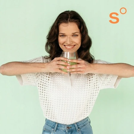 Sundose Everyday For Skin Anti-Aging, sobres en polvo, sabor manzana-lima, 30 uds.