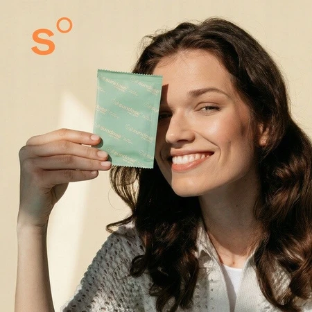 Sundose Everyday For Skin Anti-Aging, sobres en polvo, sabor manzana-lima, 30 uds.