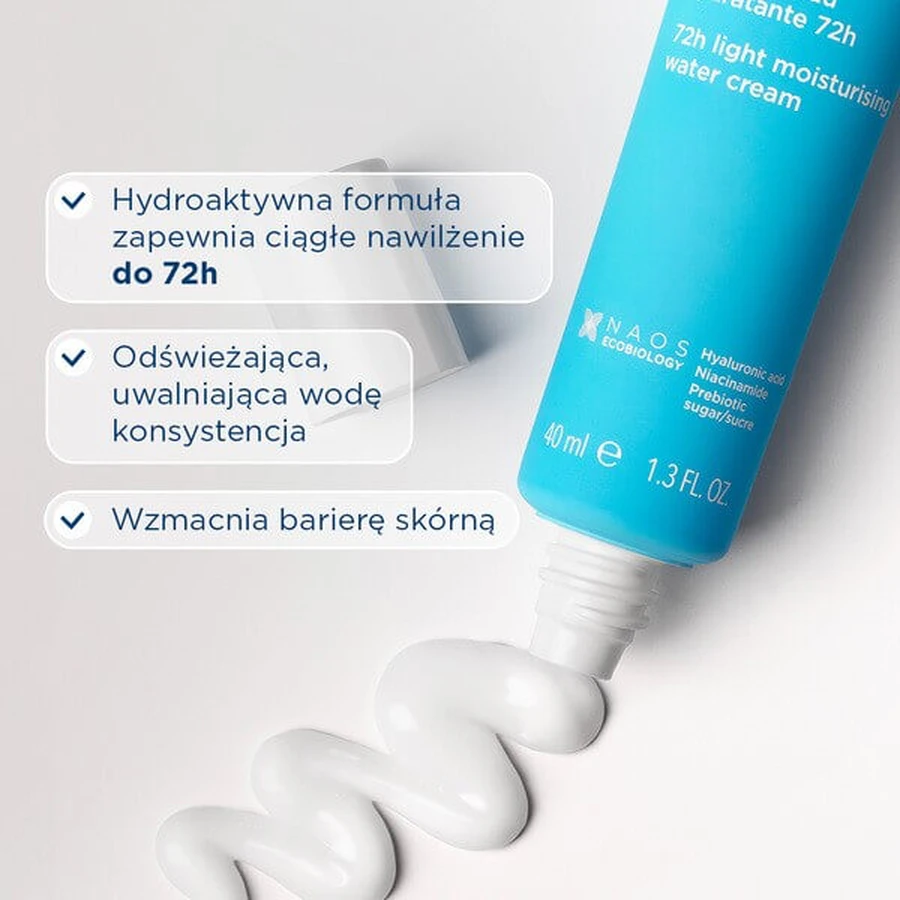 Bioderma Hydrabio Legere, lichte vochtinbrengende crème met hyaluronaat en niacinamide, 40 ml