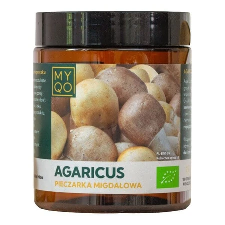 MYQO BIO Agaricus Amandelpaddenstoel, poeder, 100 g