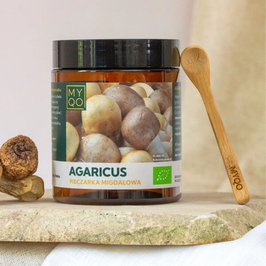 MYQO BIO Agaricus Amandelpaddenstoel, poeder, 100 g