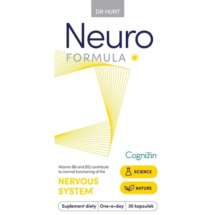 Dr Hunt Neuro Formula, kapsułki twarde, 30 szt.: ceny i cechy