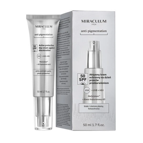 Miraculum Anti-Pigmentatie, actieve beschermende dagcrème SPF 50, 50 ml