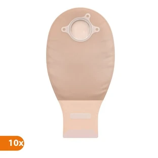 Natura+, pungă stoma cu filtru, 38 mm, bej cu fereastră, 10 buc.