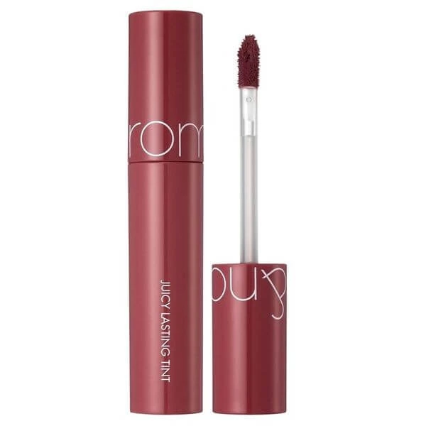 Rom&amp;nd Juicy Lasting Tint, hoog gepigmenteerde lipgloss, 19 Amandel Roos, 5.5 g