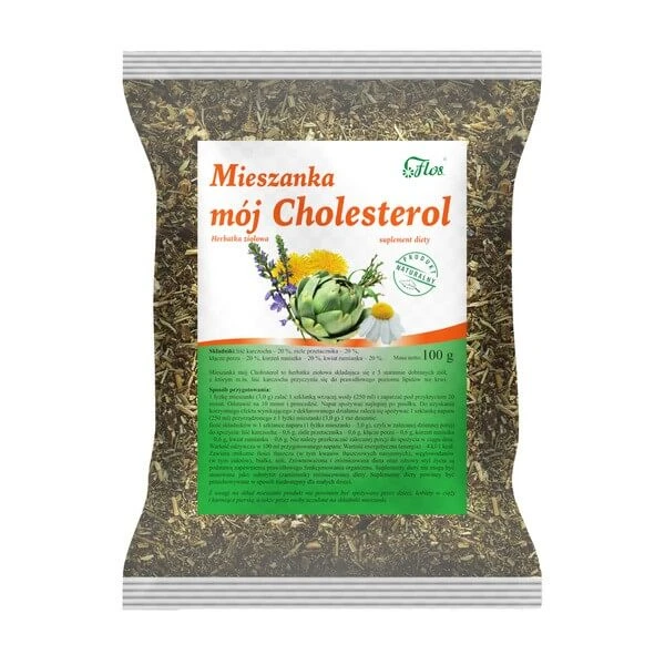 Flos, Mengsel van Mijn Cholesterol, kruidenthee, gedroogd, 100 g