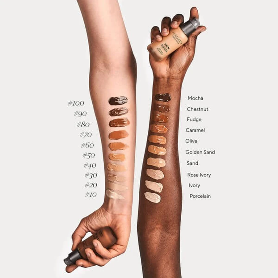 Madara Skin Equal, Soft Glow Foundation SPF15, fondotinta, Fudge 80, 30 ml.