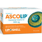 Ascolip Vitamin C Liposomal with orange flavour, 1000 mg, 30 sachets, Liposhell