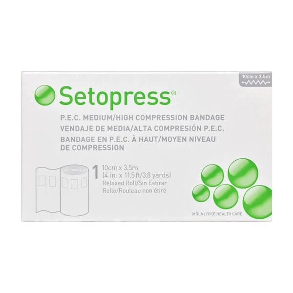 Setopress, compressietherapieverband, 10 cm x 3,5 m, 1 st.