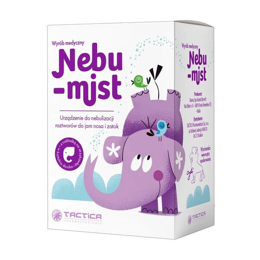 Nebu-Mist, dispozitiv de nebulizare pentru soluții pentru cavitatea nazală și sinusală, 1 buc.