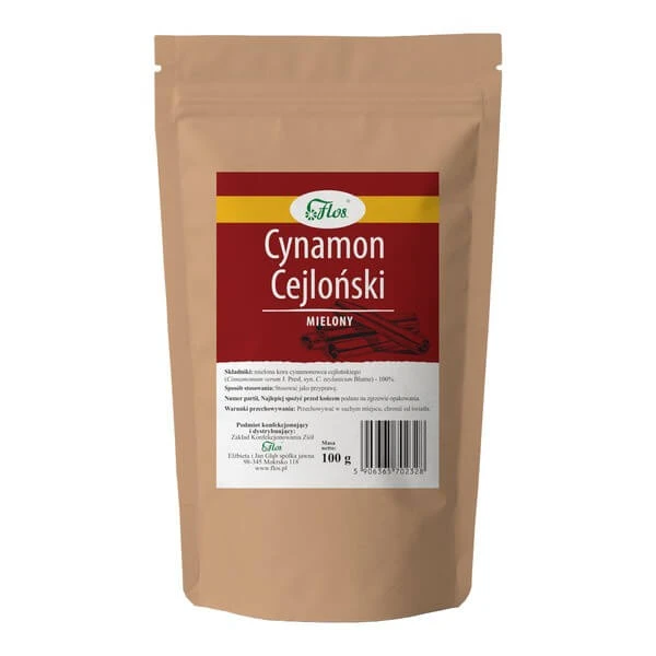 Flos, Ceylon kaneel, gemalen, 100 g