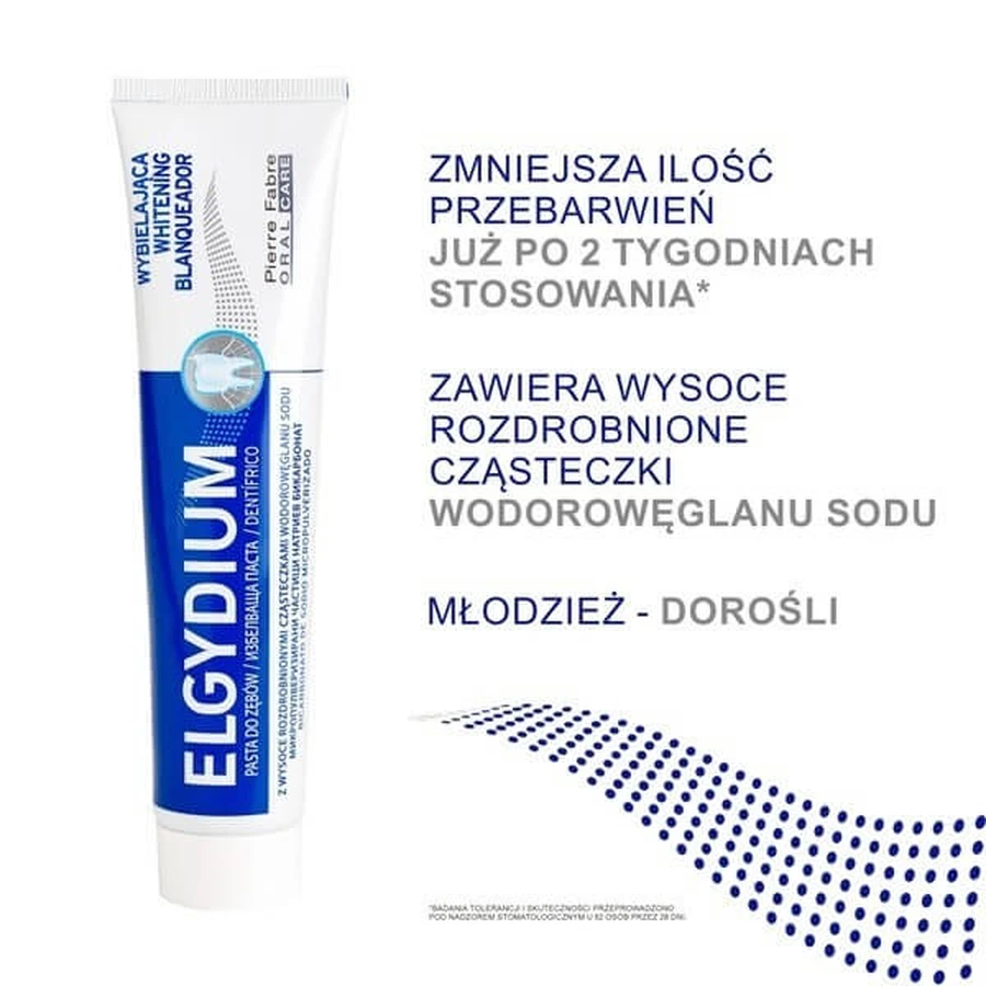 Set Elgydium Whitening, pasta dentífrica blanqueadora, 75 ml + Elgydium Brilliance &amp; Care, pasta dentífrica antimanchas, 30 ml