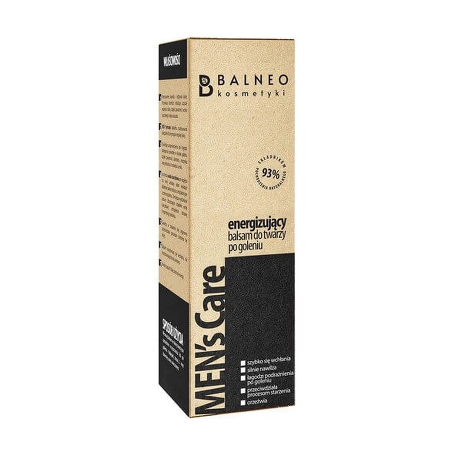 Balneokosmetyki Men's Care, balsam energizujący do twarzy po goleniu, 150 ml: ceny i cechy