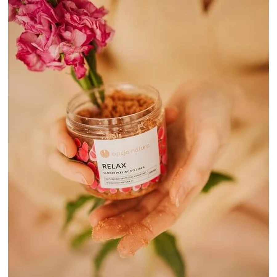 Option Natura Relax, zoete bodyscrub, 200 ml
