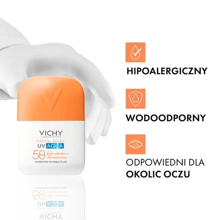 Vichy Capital Soleil, vochtinbrengende SPF50 PA+++, 50 ml
