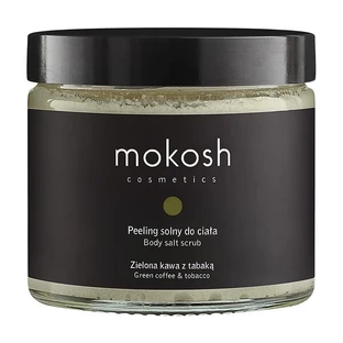 Mokosh, lichaamsscrub met zout Groene koffie en snuif, 300 g