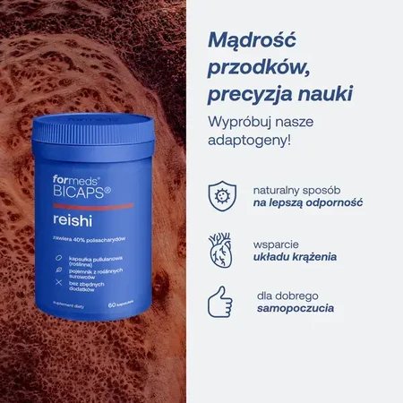 Formeds Bicaps Reishi, Kapseln, 60 Stück.
