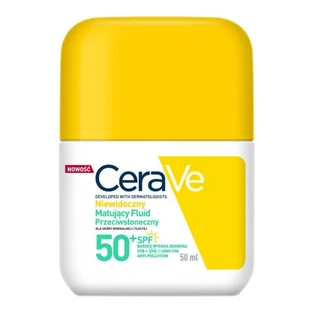 CeraVe, invisible mattifying fluid SPF50+, 50 ml