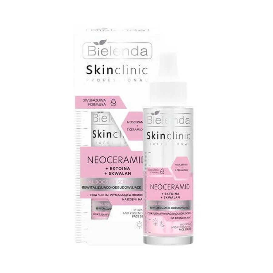 Bielenda Skin Clinic Dual Booster, ser revitalizant și reconstructiv, 45 ml