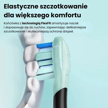 Oclean Ultra Gum Care, toothbrush tips, white, 2 pcs.