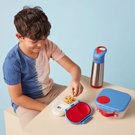 B.BOX, auslaufsicherer Kinderbehälter für Essen und Snacks, Blue Blaze, 1 Stk.