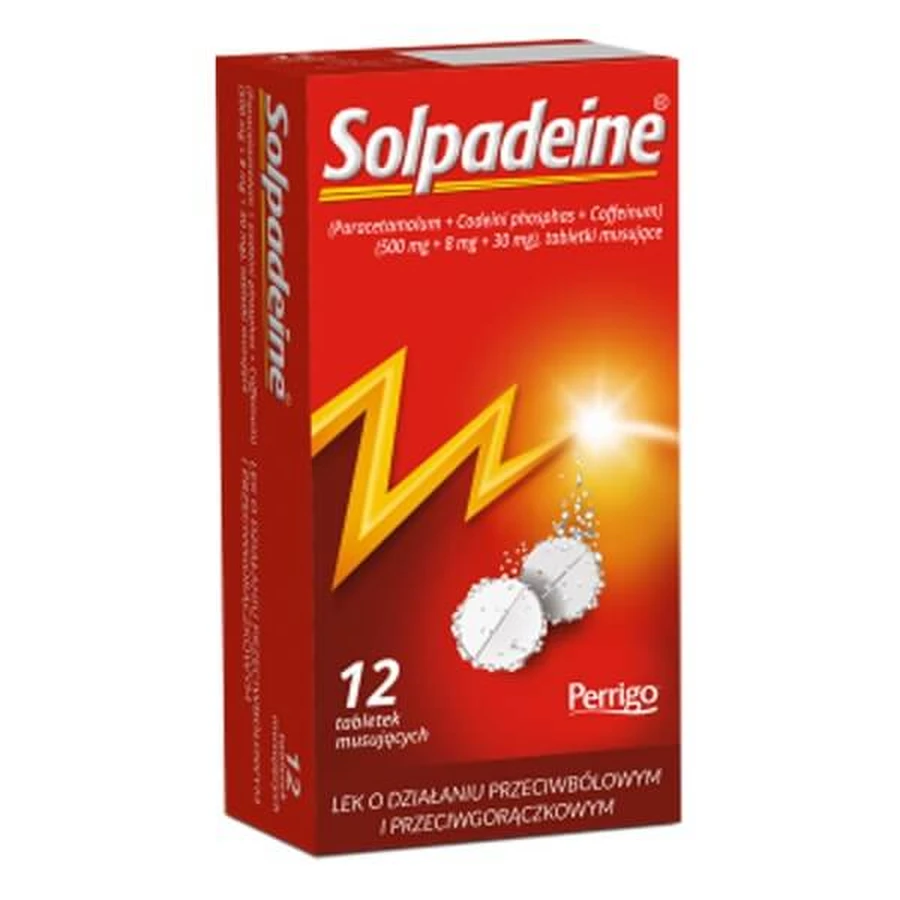 Solpadeine, Brausetabletten, 12 Stück.