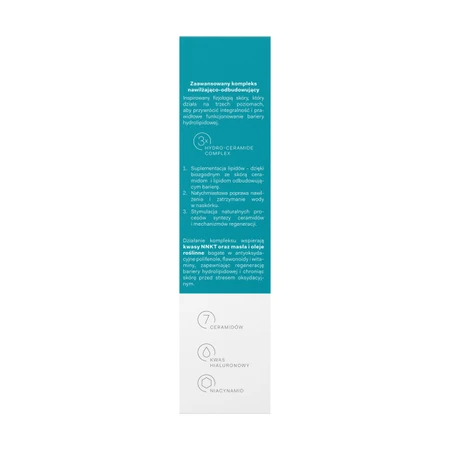 Oillan Repair, crème hydratante multi-céramides pour le visage pour les peaux sensibles et très sèches, 50 ml