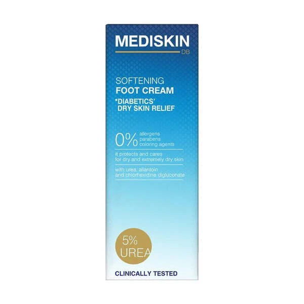 Mediskin DB, verzachtende voetcrème met 5% urea, 75 ml
