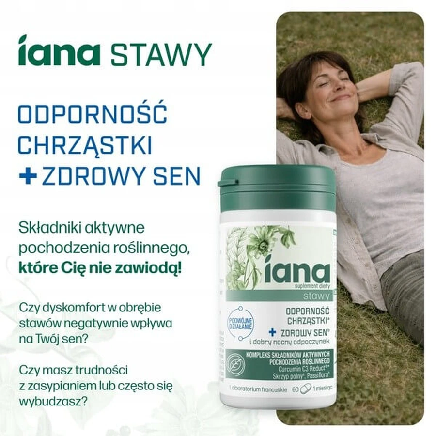Iana Joints Cartilage Immunity + Healthy Sleep, tablets, 60 pcs.