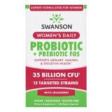 Swanson Women's Daily Probiotic+Prebiotic FOS, capsules, 60 st.