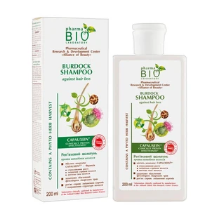 Pharma Bio Laboratory, Klette Shampoo gegen Haarausfall, 200 ml