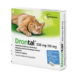 Drontal 230 mg / 20 mg, Filmtabletten für Katzen, 2 Stück.