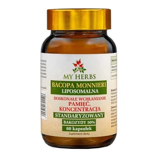 My Herbs Bacopa Monnieri Liposomaal, capsules, 60 st.