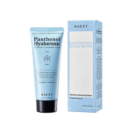Naexy Panthenol Hyaluronic, schiuma detergente delicata, 100 ml