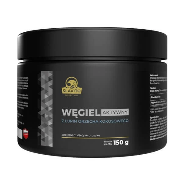 Slavito Geactiveerde houtskool, poeder, 150 g
