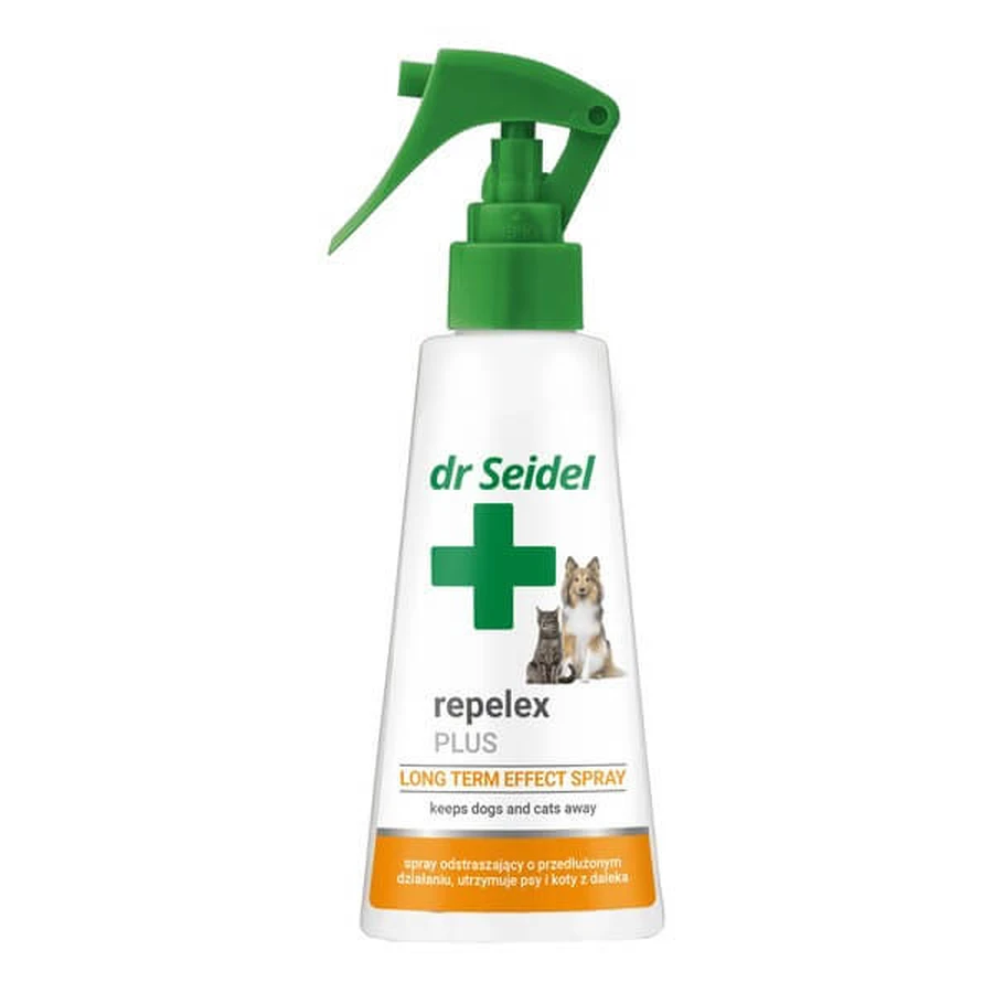 Dr. Seidel Repelex Plus, repelente de mascotas de liberación prolongada, spray, 300 ml