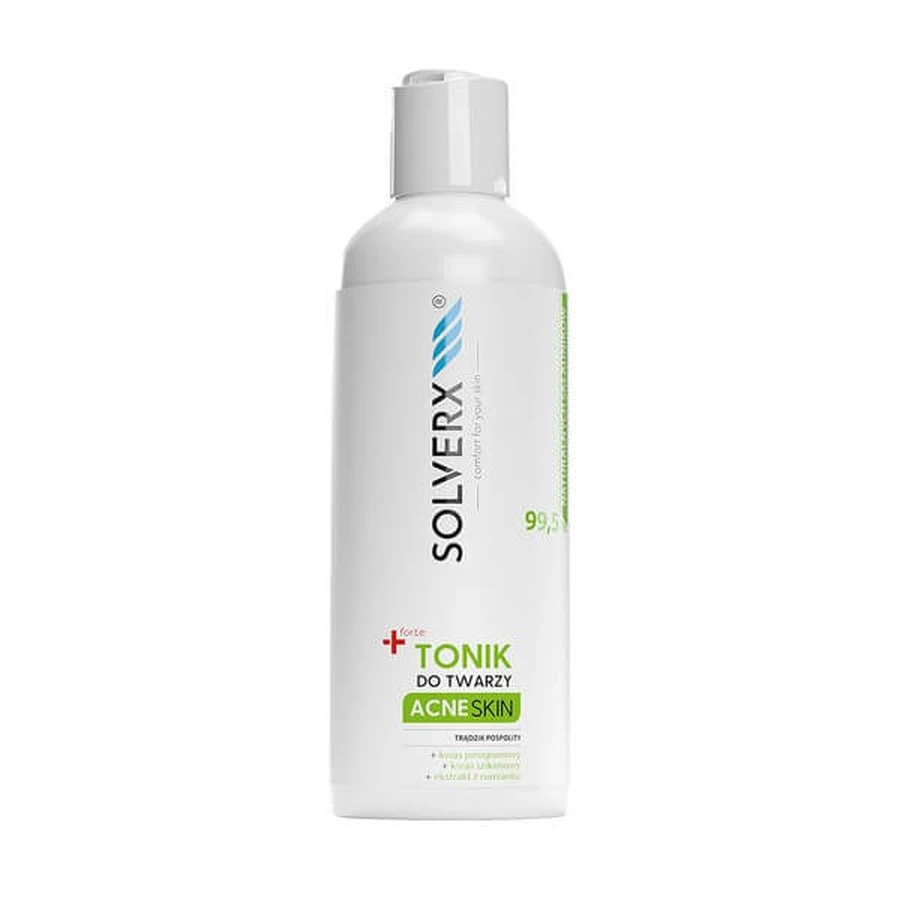 Solverx Akne Haut, Gesichtswasser, 200 ml