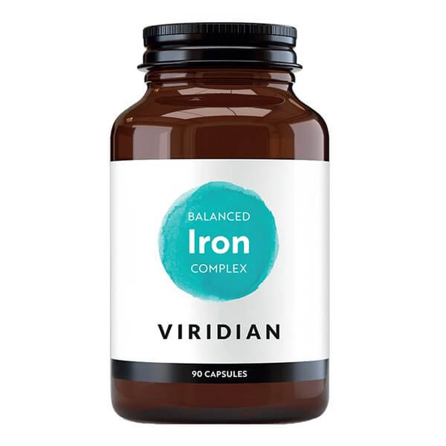 Viridian IJzercomplex, vegetarische capsules, 90 st.