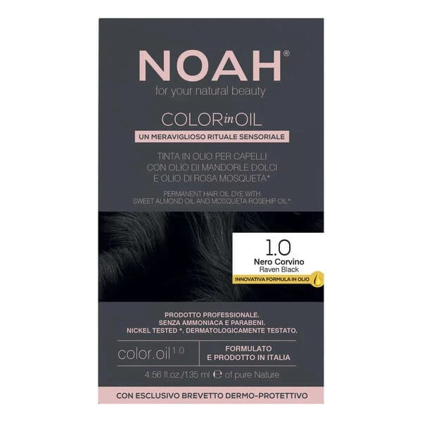 NOAH Color in Oil, haarverf, 1.0 Raven Black, 135 ml