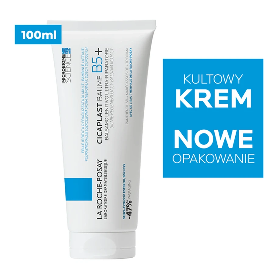 Set van 2 x La Roche-Posay Cicaplast Baume B5+, verzachtende lotion voor gezicht en lichaam, 100 ml
