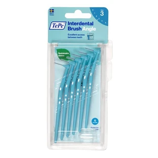 TePe Angle, interdentale tandenborstel, blauw (0,6 mm), 6 st.
