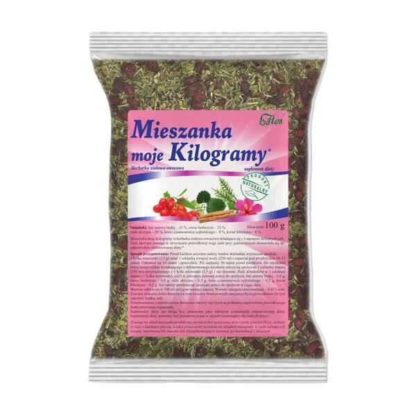 Mengsel mijn Kilograms, kruiden- en vruchtenthee, 100 g