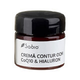 Eye Cream with Hyaluronic Acid and Coenzyme Q10, 15 ml, Sabio